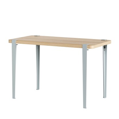 Tiptoe Esstisch Lobo, Eichenfurnier, Blassblau