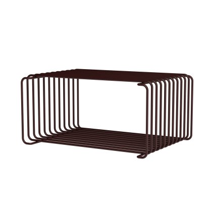 Panton Wire Low Regal, 26 cm, Black Red
