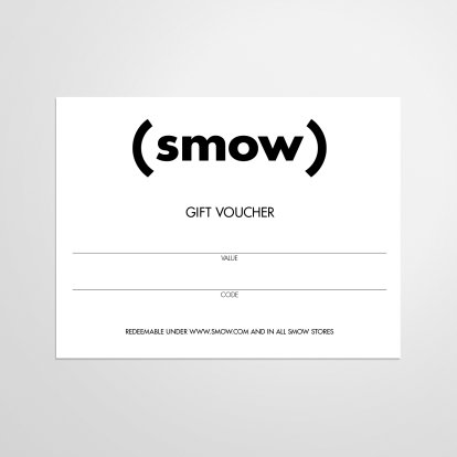 smow Geschenkgutschein, 25 EUR, PDF-Gutschein per E-Mail, Englisch