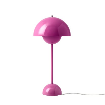 Flowerpot VP3 Tischleuchte, Tangy pink