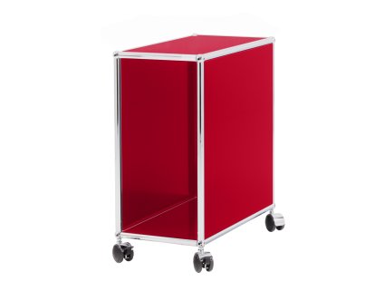 USM Haller Computer Trolley, USM rubinrot
