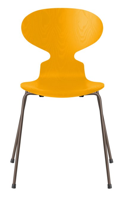 Ameise 3101 Stuhl, Gefärbte Esche, True yellow, Brown bronze