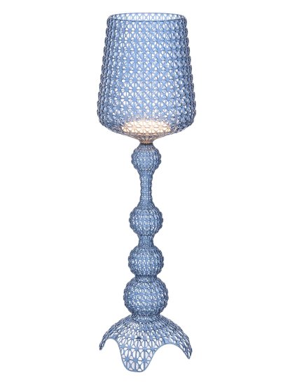 Kabuki Stehleuchte, Transparent blau