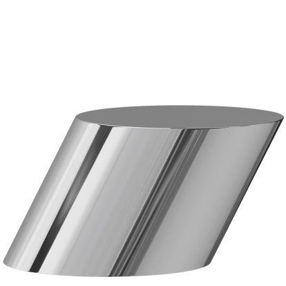 Tilt Couchtisch, Metall, Stahl, poliert