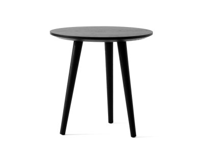 In Between Beistelltisch SK13 / SK14 / SK15, Ø 48 cm, Eiche schwarz lackiert