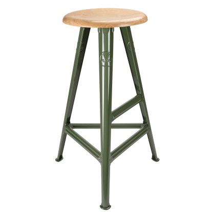 Rowac-Schemel – Modell 1 / 75 cm, Eiche, Mountain green