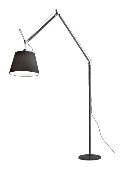 Tolomeo Mega Terra Stehleuchte LED, Stoff schwarz, 42 cm