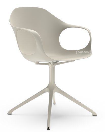 Elephant Drehgestell, Beige, Aluminium lackiert (in den Farben der Sitzschale)