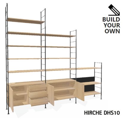 DHS 10 Hirche Regal-Konfigurator
