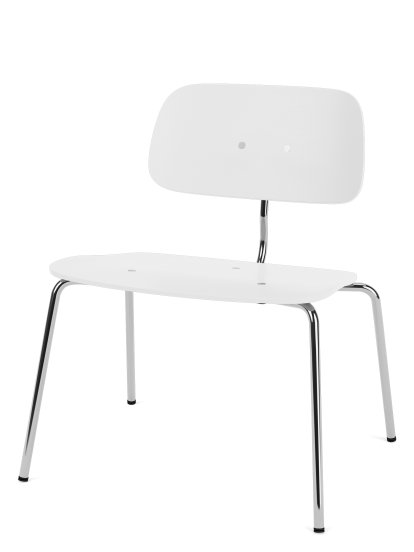 Kevi 2063 Loungestuhl, Snow / chrome