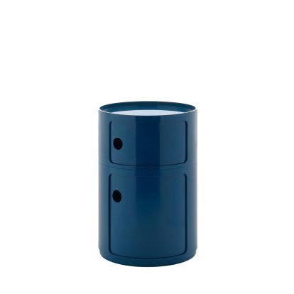 Componibili Container Big, 2 Fächer, Blau, Ohne Rollen