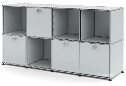 USM Haller Kinder Sideboard XL, USM mattsilber