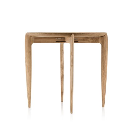 Objects Tray Tisch, Eiche natur, Ø 45 cm