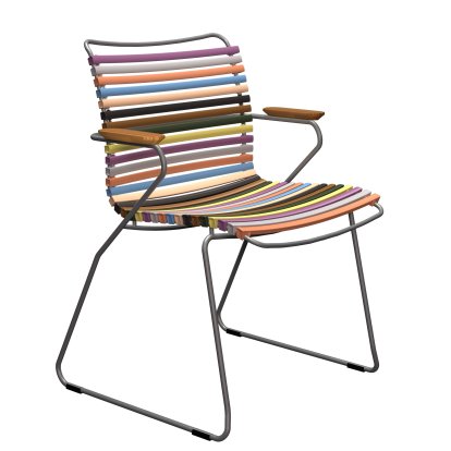 Click Stuhl, Mit Armlehnen, Multicolor 1