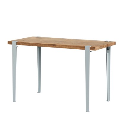 Tiptoe Esstisch Lobo, Eiche recycled, Blassblau