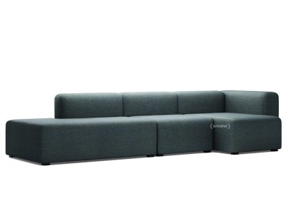 Mags Sofa mit Récamière, Armlehne rechts, Steelcut Trio 883 - petrol