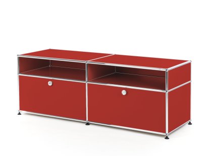 USM Haller TV-Regal, USM rubinrot