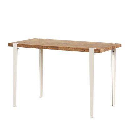 Tiptoe Esstisch Lobo, Eiche recycled, Cremeweiß