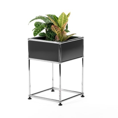 USM Haller Pflanzenbeistelltisch Typ 2, Anthrazitgrau RAL 7016, 35 cm