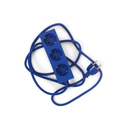Power Bar / Power Beam Steckdosenleiste, 3 Steckdosen, Ultra marine, 5 m