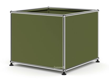 USM Haller Würfel, 50 x 50 cm, Olivgrün RAL 6003