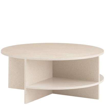 Halves Couchtisch, Terrazzo light taupe