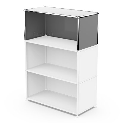 USM Haller Anbaupaket Vertikal 1, Mittelgrau RAL 7005, 35 cm