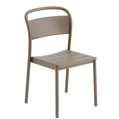 Linear Steel Stuhl, Taupe