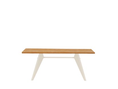 EM Tisch, 180 x 90 cm, Eiche natur massiv, geölt, Ecru