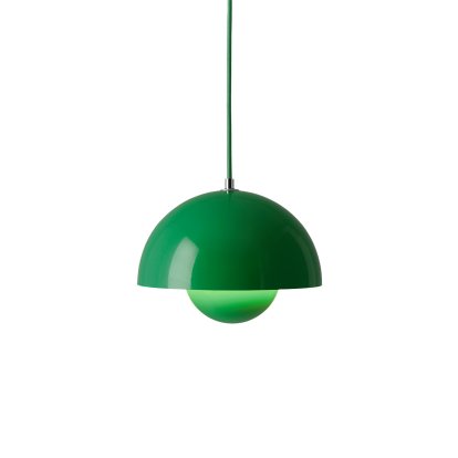 Flowerpot VP1 Pendelleuchte, Signal green