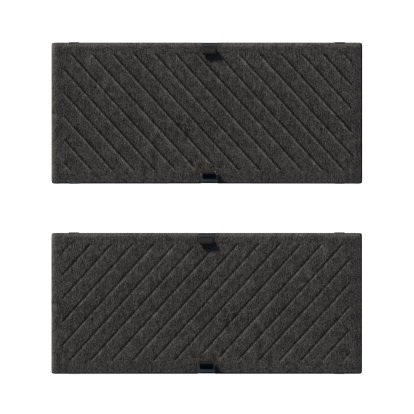 USM Soft Panel Mono für USM Haller Regale, 75 cm x 35 cm, Dunkelgrau, Diagonal