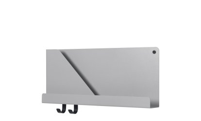Folded Wandregal, H 22 x B 51 cm, Grau