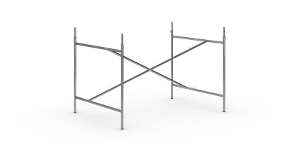Eiermann 1 Tischgestell , Stahl farblos, mittig, 110 x 78 cm, Mit Verlängerung (Höhe 72-85 cm)
