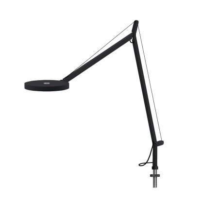 Demetra LED Tischleuchte, schwarz, mit Schraubbefestigung (Tischbohrung notwendig)