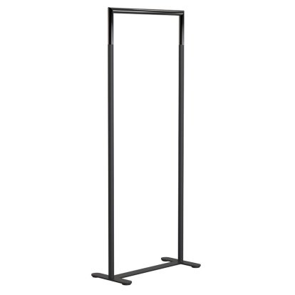 Bukto Kleiderständer, Schwarz matt / schwarz poliert, 60 cm
