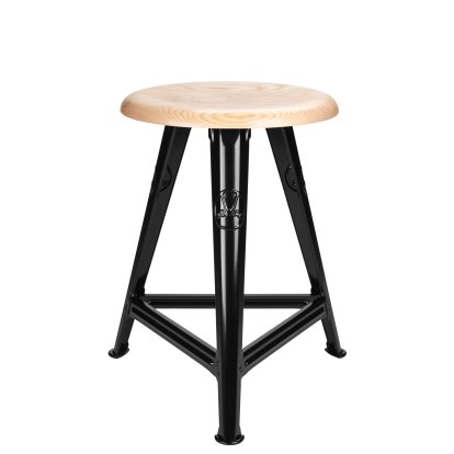 Rowac-Schemel – Modell 1 / 50 cm, Esche, Schwarz glänzend