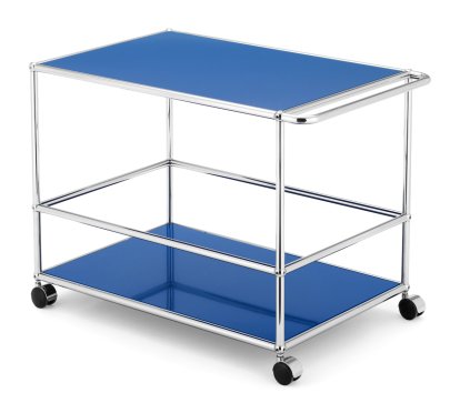 USM Haller Servierwagen Typ 1, Enzianblau RAL 5010