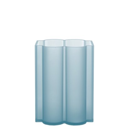 Okra Vase, 24 cm, Hellblau