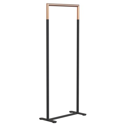 Bukto Kleiderständer, Schwarz matt / kupfer gebürstet, 60 cm
