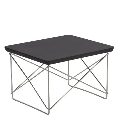 Occasional Table LTR Beistelltisch, Eiche dunkel massiv, Edelstahl