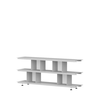 Zoll D Regal, Lichtgrau, 140 cm, H 22 cm / H 22 cm