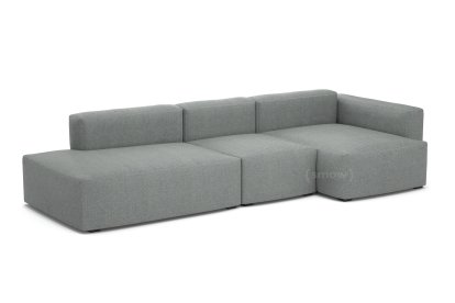 Mags Soft Sofa Kombination 4, Armlehne rechts, Hallingdal 126 - blau/grau