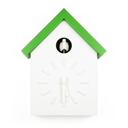 Cu-Clock Wanduhr, Grün
