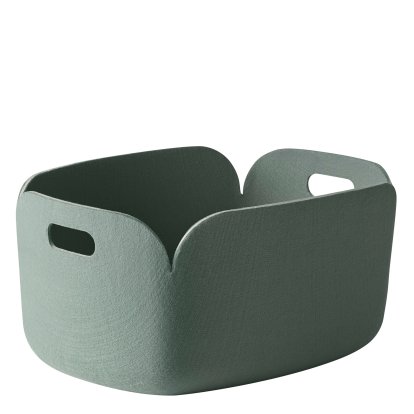 Restore Aufbewahrungskorb, L 48 cm x B 35 cm, Moosgrün